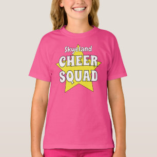 Personalisiert Cheer Squad Girl's T - Shirt