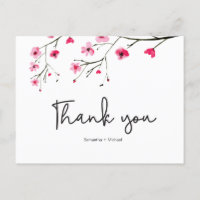 Personalisiert | Cherry Blossom | Hochzeit Danke