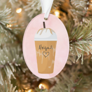 Personalisiert Chic Iced Coffee Holiday Weihnachte Ornament