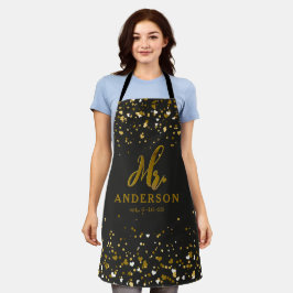 Personalisiert Chic Mr. und Mrs. Schürze Gift Set