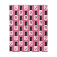 Personalisiert Chic Trendy Modern Pink Nail Polnis