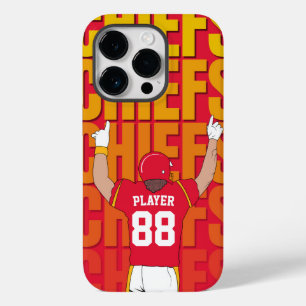 Personalisiert Chiefs Jersey American Football Case-Mate iPhone 14 Pro Hülle