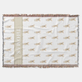 Personalisiert Chihuahua (Kurz haarig, Fawn Tan) Decke