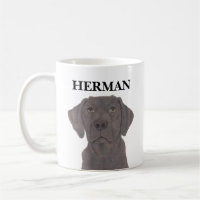 Personalisiert Chocolate Labrador