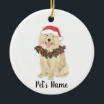 Personalisiert Chow Chow Chow Hund Keramik Ornament<br><div class="desc">Machen Sie die schöne Liste in diesem Jahr mit einem Ornament Ihrer Lieblings-kleine Elf!</div>