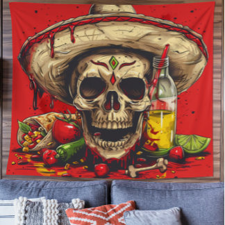 Personalisiert Cinco de Mayo Tapestry Wandteppich