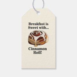 Personalisiert Cinnamon Roll Sweet Bun Bäckerei Geschenkanhänger