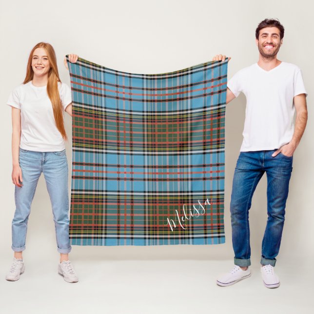 Personalisiert Clan Anderson Kariert Tartan Fleecedecke (Beispiel)