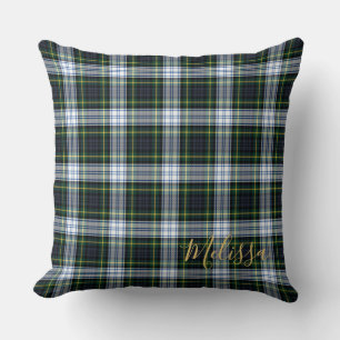 Personalisiert Clan Gordon Tartan Karierter Name Kissen