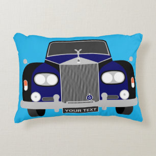 Personalisiert Classic Blue British Limousine Car Zierkissen
