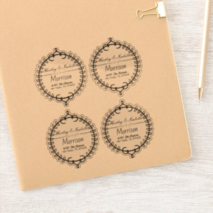 Personalisiert Clear Calligraphy Address Labels