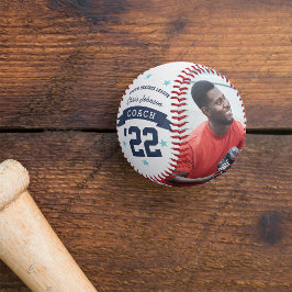 Personalisiert Coach Team - Liste und Foto Baseball