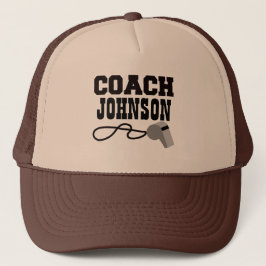 Personalisiert Coach Whistle Trucker Hat Truckerkappe