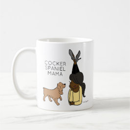 Personalisiert Cocker Spanisch Mama Kaffee Tasse
