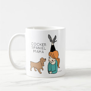 Personalisiert Cocker Spanisch Mama Kaffee Tasse