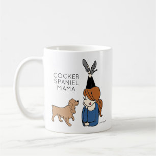 Personalisiert Cocker Spanisch Mama Kaffee Tasse