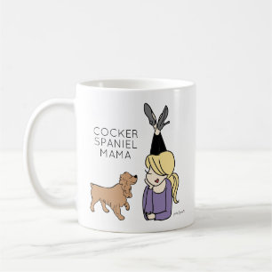 Personalisiert Cocker Spanisch Mama Kaffee Tasse