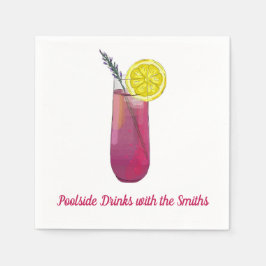 Personalisiert Cocktail Napkins Serviette