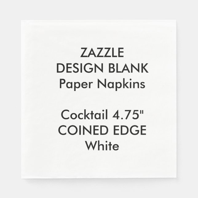 Personalisiert Cocktailpapier Napkins Serviette (Vorderseite)
