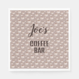 Personalisiert Coffee Bar Station Napkins Serviette