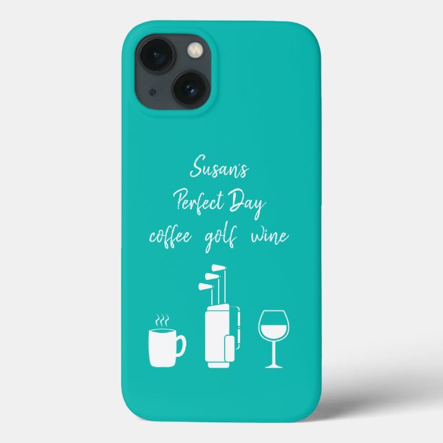 Personalisiert Coffee Golf Wine Case-Mate iPhone Hülle (Rückseite)