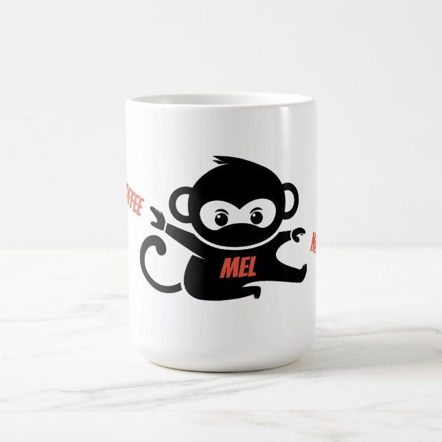 Personalisiert Coffee Ninja Kaffeetasse (Mittel)