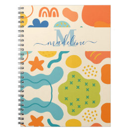 Personalisiert Color Splash Abstraktes Notebook Notizblock