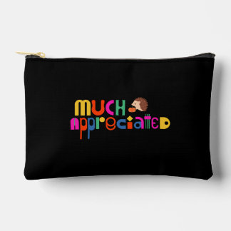 Personalisiert Colorful Vielen Dank Thema schwarz Zubehörtasche