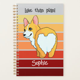 Personalisiert Corgi Journal - Planner Planer
