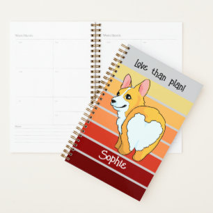 Personalisiert Corgi Journal - Planner Planer