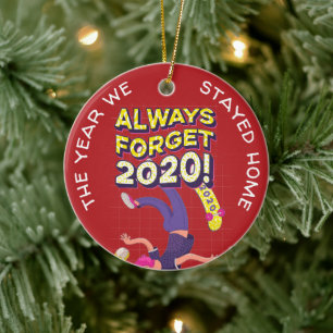 Personalisiert COVID 2020 Weihnachten Wir Bleibe Z Keramik Ornament