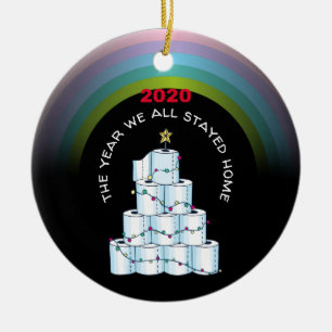 Personalisiert COVID 2020 Weihnachten Wir Bleibe Z Keramik Ornament