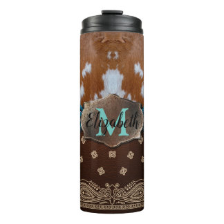 Personalisiert Cowgirl Thermal Coffee Tumbler Thermosbecher