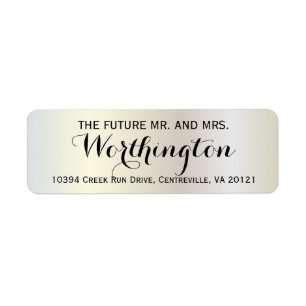 Personalisiert Custom Wedding Future Mr. und Mrs.