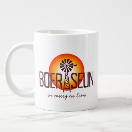 Personalisiert / Custum BOERSEUN Windpomp Afrikaan Jumbo-Tasse