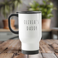 Personalisiert Daddy Foto Travel Mug | Benutzerdef