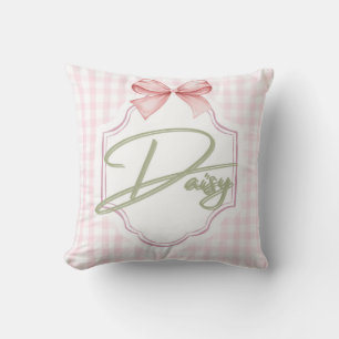 Personalisiert Daisy Baby Girl Kinderzimmer Bow&Gi Kissen