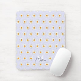 Personalisiert Daisy Floral Mousepad - Individuell