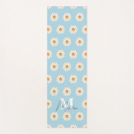 Personalisiert Daisy Floral Yoga Mat - Individuell Yogamatte