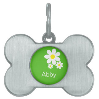 Personalisiert Daisy Pet Tag Tiermarke