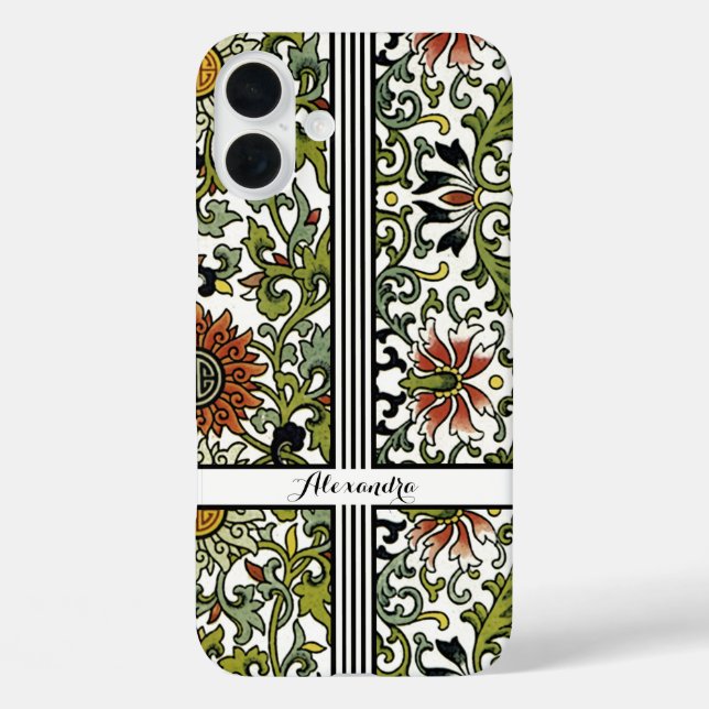 Personalisiert Damask iPhone 6 case-You Choose Col Case-Mate iPhone Hülle (Rückseite)