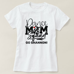 Personalisiert Dance Mama Squad T - Shirt