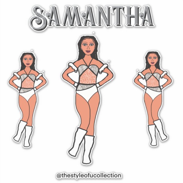 Personalisiert Dance Team Lily Stones #2 Aufkleber (Vorderseite)