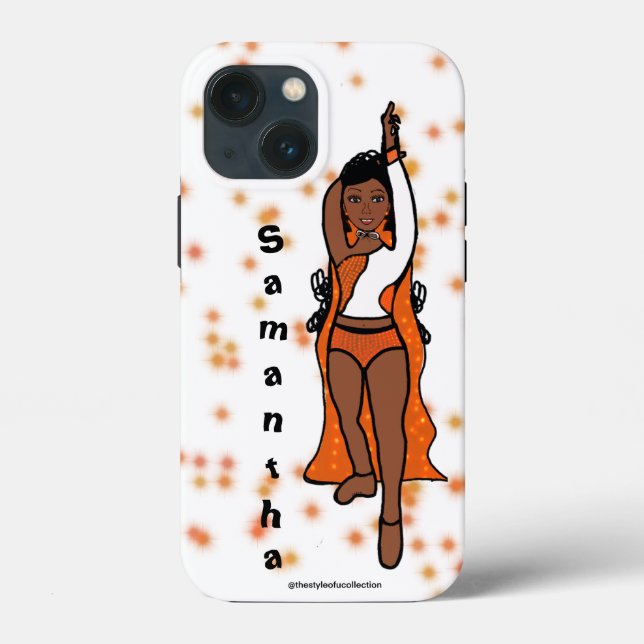 Personalisiert Dancer iPhone/iPad Gehäuse Orange C Case-Mate iPhone Hülle (Rückseite)