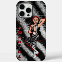 Personalisiert Dancer Red Zebra #2