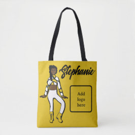 Personalisiert Dancer Tasche (Lemon White)