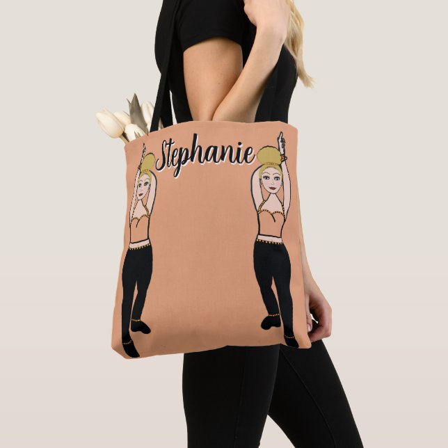 Personalisiert Dancer Tasche (Peach) (Von Nahem)