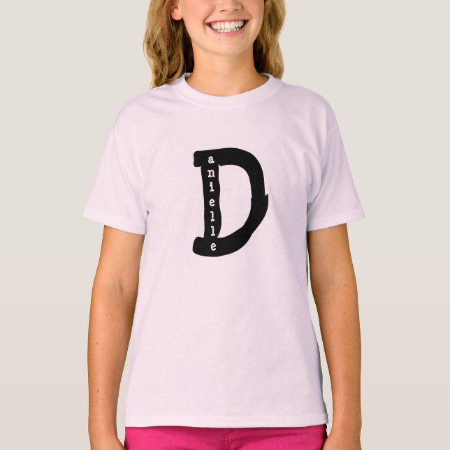 Personalisiert Danielle Shirt (Vorderseite)