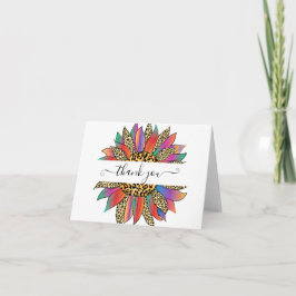 Personalisiert danke für den Regenbogen und den Le Karte