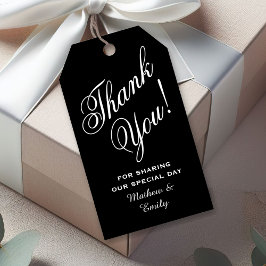 Personalisiert danke Gastgeschenk Hochzeit Geschenkanhänger